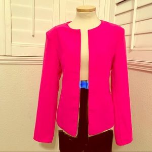 Gently used Pink blazer Sz. Large